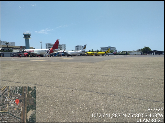 Panorámica del proyecto “Modificación de licencia ambiental para el proyecto de ampliación del Aeropuerto Rafael Núñez de Cartagena”