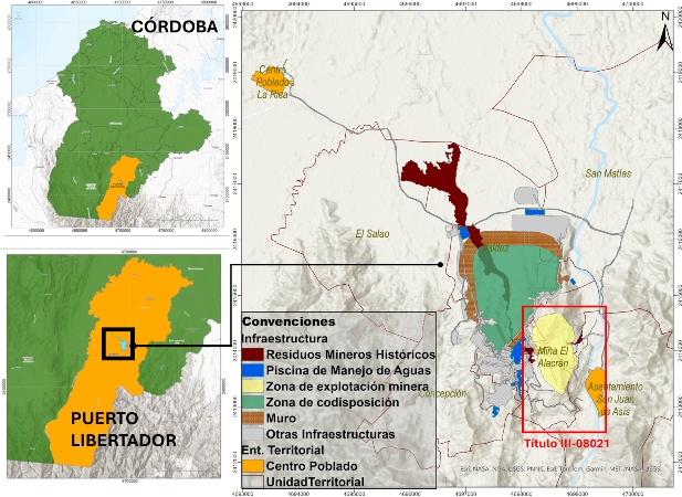 Imágen de la localización del proyecto “El Alacrán”